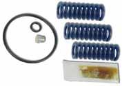Seal C B D F E A G Air Actuator Repair Kit Hi-Performance and Ultra II N/C H2O #302017-1 Includes: A - O-Ring Lubricant H2O #400034-1 B - O-Ring, Air Actuator Assy.