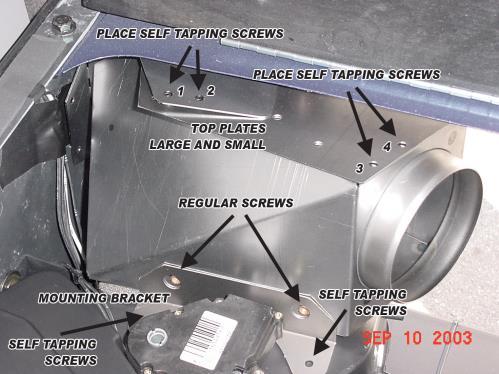 gravity door assembly as shown.