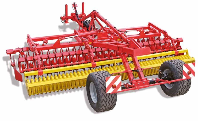 to meet high expectations The length and inclination of the drawbar are adjustable. An ideal match to every tractor and rear roller is ensured as a result.