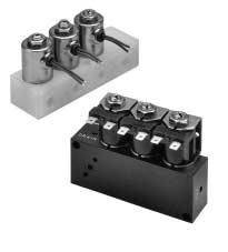 KIP Isolation Valves Isolation Valve Manifolds Isolation valves can be combined on a manifold block to simplify your pneumatic or liquid circuit Complete line of standard manifold designs and