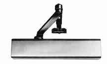Series 7500 closers are non-handed and are packaged with both a mounting shoe and soffit plate. Any Series 7500 can be installed Regular Arm or Parallel Arm.