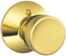 knob always unlocked) KEYED STOREROOM SINGLE DUMMY 613, 619, 620, 625, 626, 716 Bed/Bath (F40) Product No.
