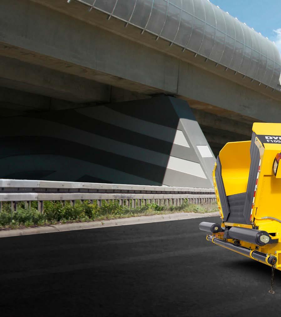 DYNAPAC F1000T AND F1000W INTRODUCING THE F1000T, F1000W: The Dynapac F1000T tracked and F1000W wheeled pavers are our second generation North American highway class pavers.
