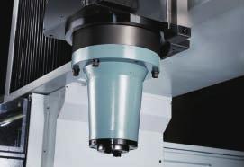 The automatic milling head can be controlled by programming.