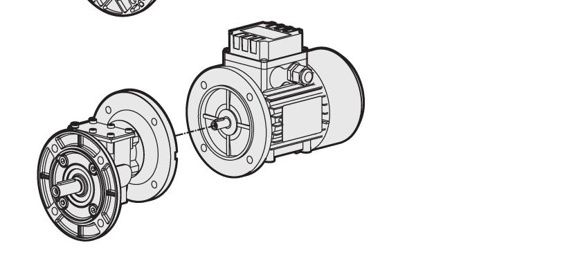..2f H Grey cast iron series. CH - Compact electric motor versions....1 CH H.