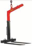 Pallet Forks Self Shifting and Tines with Lock Pin djustment The robust pallet fork with spring loaded centre of gravity compensation can easily be adapted to different loads with adjustable plunge