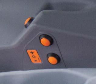 These buttons enhance your operating comfort when you need to change gears in ranges C and D instead of reaching forward