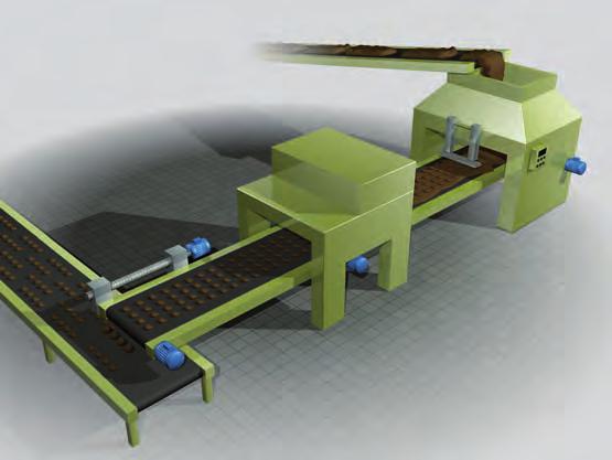 Production les often have multiple stages, cludg conveyors, which need to be efficiently lked with each other to provide high production output.