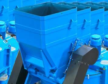 OPTIONS AVAILABLE PLANETARY MIXER SKIP FOR AGGREGATE LOADING Skip hoist is available for