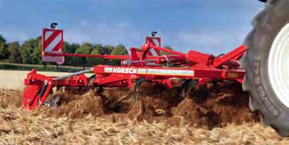 28 Terrano FX Effective cultivation technology with a wide range of uses The HORSCH Terrano FX is a compact 3-row cultivator with an enormous range of use for