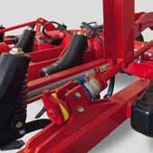 50 Adjustment of working depth via solid and protected clips The TerraGrip is a robust tine with an effective stone