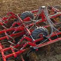 36 Partner HT Controlled incorporation of fertiliser while cultivating With the rear and front hoppers Partner HT HORSCH offers a system that allows for placing fertiliser in