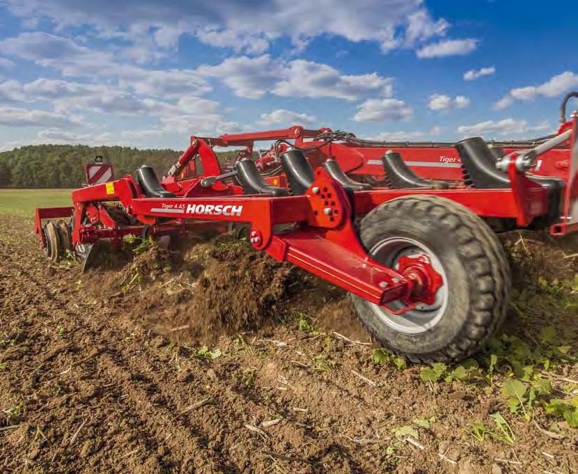38 Tiger Robust cultivation technology for intensive cultivation Tiger AS The clever alternative to ploughing Intensive loosening and mixing of high residues of straw up to a