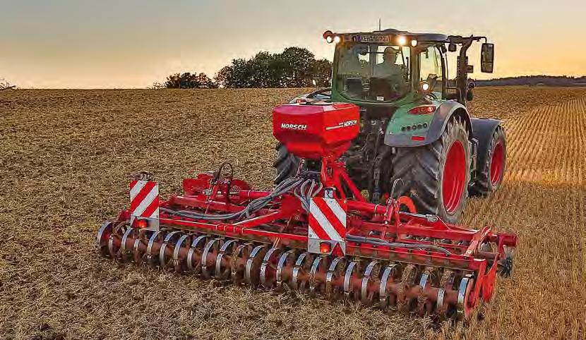 It is in this sector that the machines excels as it is able to sow seed mixtures with different grains sizes without restrictions.