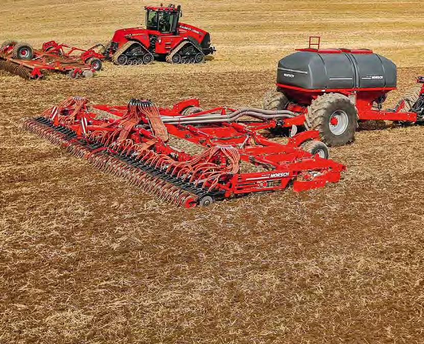 52 Pronto SW Universal technology for large farms The Pronto SW combined with the seed waggon is HORSCH s solution for more efficiency and cost-effectiveness for large farms.