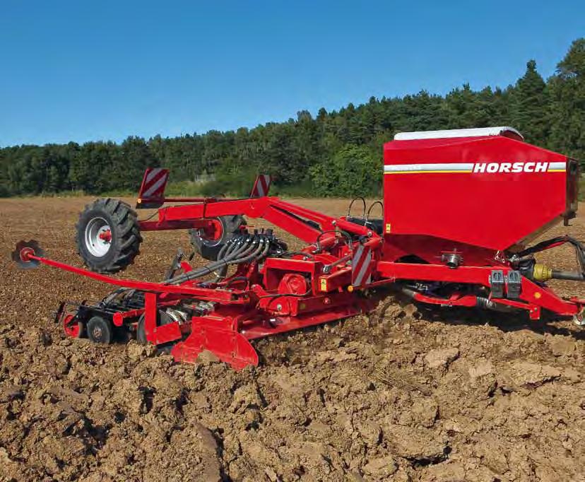 56 Pronto KR Pronto technology with rotary cultivator / rotary harrow Universal range of use after plough and for
