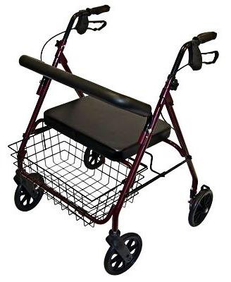 Lightweight Rollator Large Overall height 34¼ - 39 87-99 cm Overall width 24¾ 63 cm Overall length 24¾ 63 cm Seat height 24½ 62.5 cm Wheel size 8 20 cm Overall weight 14.1 lb 6.