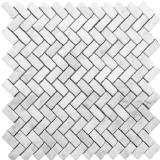 39/Sheet MARBLE - BC-ARA 11 5/8 x12 Bianco Carrara Arabesque Mosaic (1 Sheet = Approx 0.97 Sq.