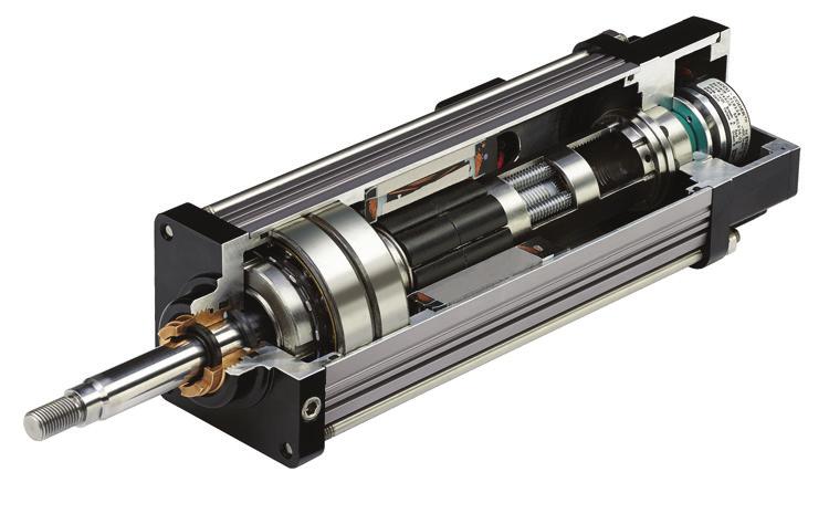 savings. Directly coupling the motor to the actuator also eliminates backlash resulting in significantly higher dynamic response and better overall performance.