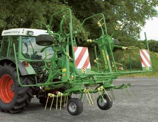 Rugged build and easy handling Featuring strong frames, robust gearboxes and rotors, the KRONE rotary tedders perform equally well in hay and heavy crops, having proven