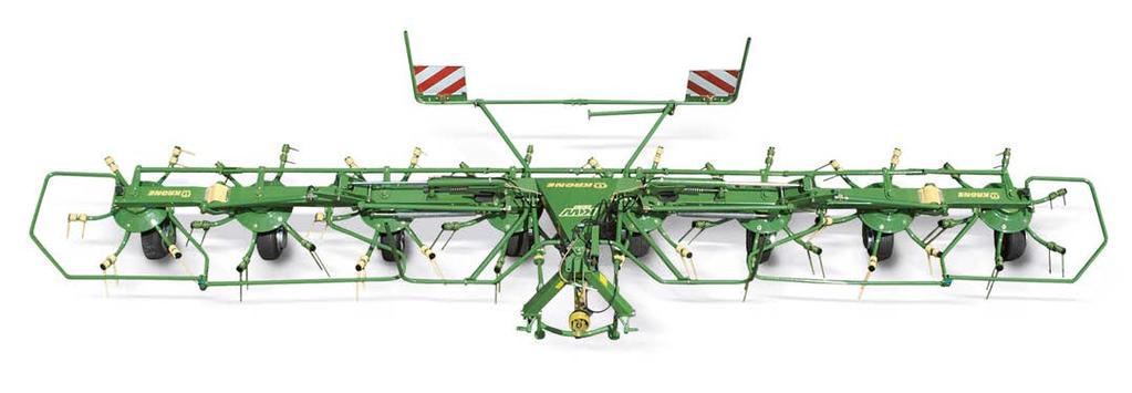 rotors reduce transport height 14 Quality forage from 8 rotors The 7.9 m (25'11") KW 7.92/8 and 8.8 m (28'11") KW 8.
