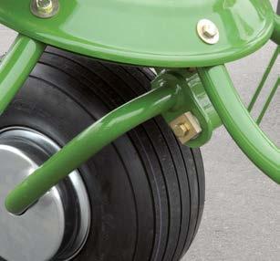 50x8 tires on the three castering wheels this is the level of specification that brings