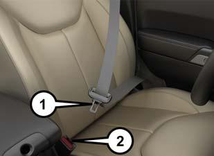 SAFETY lap portion could ride too high on your body, possibly causing internal injuries. Always buckle your seat belt into the buckle nearest you.