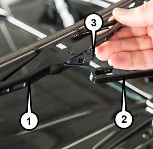 Wiper Blade Removed From Wiper Arm 4. Gently lower the wiper arm onto the glass. Installing The Front Wipers 1.