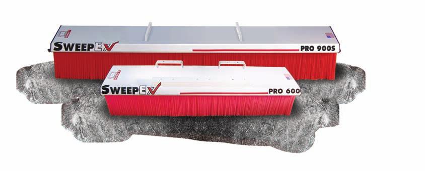 Pro Series brooms *Some fabrication may be required depending on plow type.