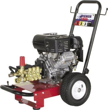 PRESSURE WASHERS 13.5 HP ROBIN/SUBARU DIRECT DRIVE UP TO 4000 PSI 4.0 GPM 13 BLACK & RED POWDER COATED STEEL Powered by an industrial grade Robin/ Subaru 13.5HP gas engine.