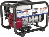GENERATORS up to 9 HP BLACK POWDER COATED FRAME UP TO 4800 WATTS UP TO 240 VOLT 31 PACKAGING: Boxed INDUSTRIAL GENERATOR SERIES GENERATOR 5.