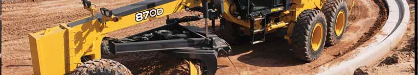 Specifications Engine 870D Type................................. John Deere PowerTech TM 6081H; certified to EPA Tier 2 emissions Rated Speed........................... 2,000 rpm Engine Power Gears 1 2.