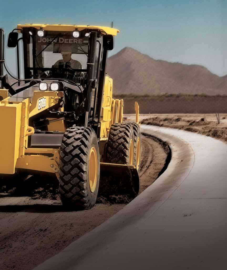 More productivity is at your command. The D-Series Graders put maximum productivity easily within reach.