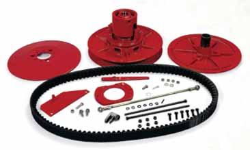 MID-RANGE COMBINE ROTOR DRIVE KIT LARGER ROTOR DRIVE PULLEY KIT Application: 2388 Combines A significant number of changes to the rotor drive components improve rotor belt reliability and service