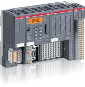 capabilities, scalability AC500-eCo PLC Meets the cost-effective demands of the small PLC market whilst offering total inter-operability with the core AC500 range Up to 10 I/O modules connected to
