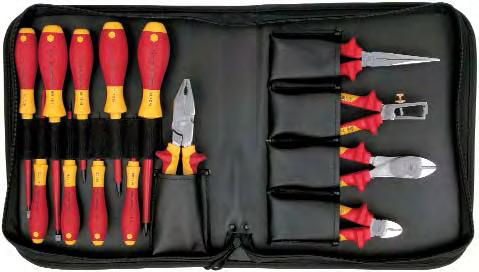 5 32102 - Insulated Phillips #2 32039 - Insulated Slotted 6.5 32103 - Insulated Phillips #3 328 88 11 Pc. Pliers & Screwdriver Set. In Canvas Pouch # 32888 Set Includes: lbs. 2.88 32806-6.