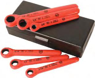 Germany 6 Wiha Insulated Ratchet Wrenches Insulation Test Standards: Insulation according to ASTM F1505-01, EN/IEC 60900, ISO
