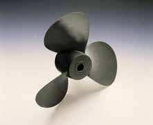 VOLVO PENTA SINGLE PROPELLER FOR THE 200-290 DRIVES SINGLE PROPELLER FOR THE 200-290 DRIVES The increased blade area of the high speed propeller makes it most suitable for use with high power engines