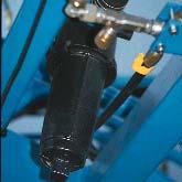 5 - On all the hydraulic functions, flow limiters enable the sprayer to be adapted