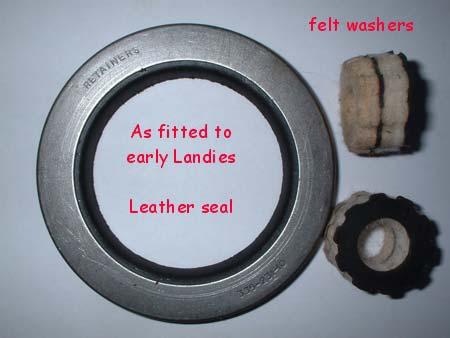 Landies, the lips of the seal are made of leather!