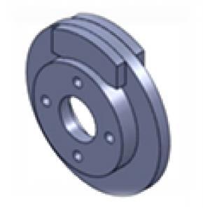 8 Disc brakes work by applying pressure to two brake pads on opposite sides of a spinning rotor attached the hub of a wheel. Disc brake pad are mounted in a caliper that sits above the spinning disc.