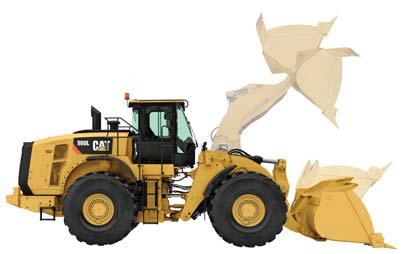 980L Wheel Loader Specifications Dimensions All dimensions are approximate.