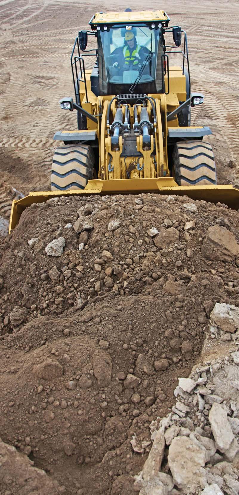 The 980L Wheel Loader applies proven technologies systematically and strategically to meet your high expectations for reliability, productivity, fuel efficiency, and long service life.