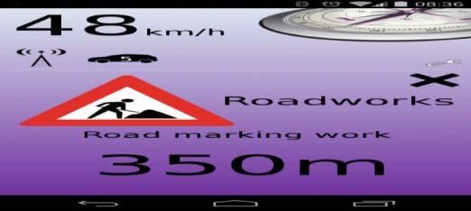 Compass4D : Road Hazard Warning