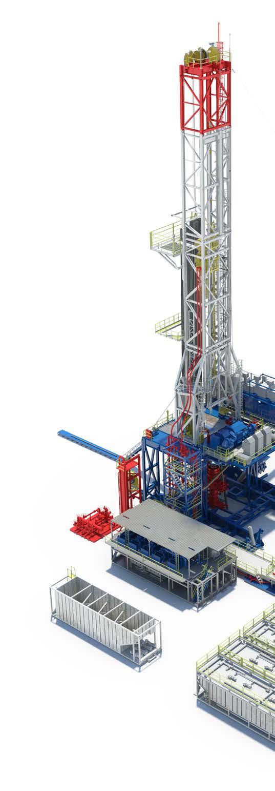 LDP-2000 2,000-hp rig design with 1,000,000-lbf hookload and 135/8-in, 10,000-psi BOP No.