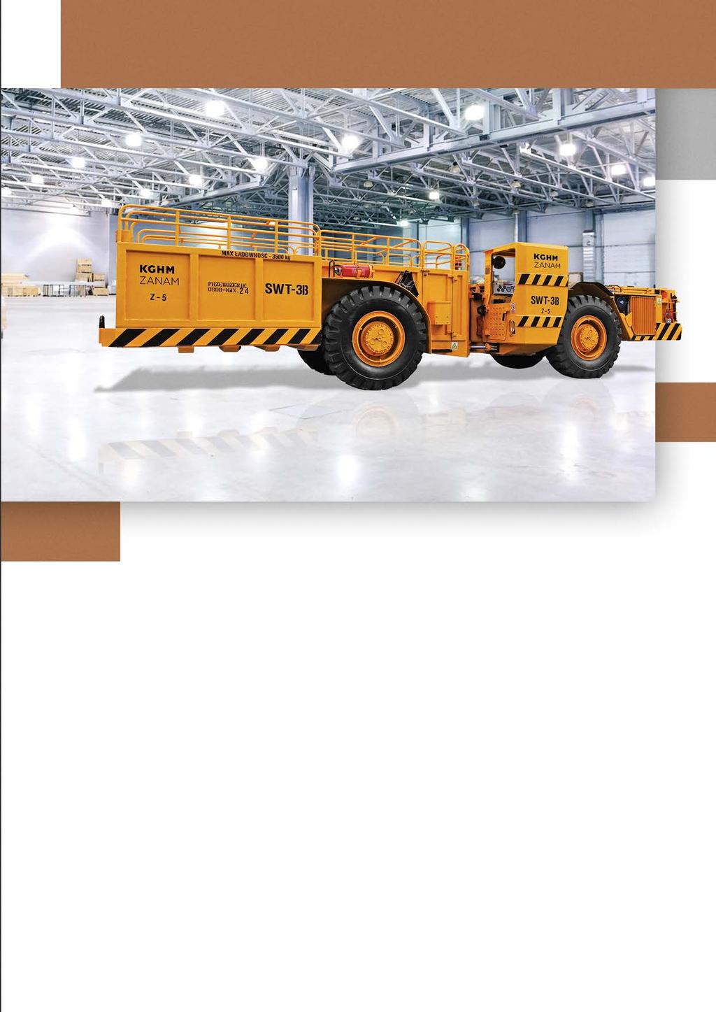 SELF-PROPELLED DRILLING AND ROOF BOLTING TRUCKS 01 I Self-propelled drilling and roof bolting trucks are machines with one working stand and one boom, designed for drilling blast holes (drills) and