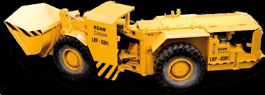 SERIES 300 01 I Loaders of 300 series belong to a group of loaders with the smallest lifting capacity in the range produced by KGHM