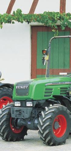 Fendt 200 V /F/P 3 versions and 14 models the right one for everyone 200 V: Classical vineyard tractor Classical narrow vineyard tractor with tyres up to 24 inches From 6595 hp (4870 kw)