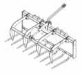 Forks TO ORDER: CHOOSE ONE FROM EACH GROUP PRICE INCLUDES MANURE FORK & UNIVERSAL SSL MOUNTING Fork, Manure (Optional Grapple) MR35542 MR05685 = NH MR15675 = CASE MR05656 = CE Carrier Specifications