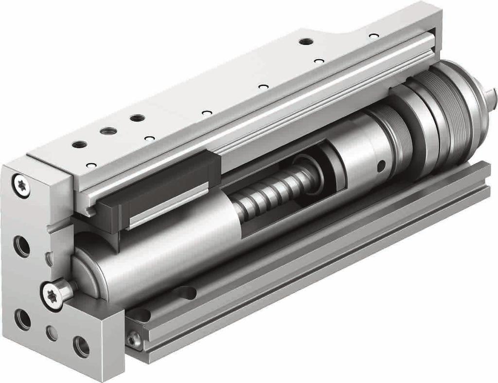 Mini slide EGSC-BS at a glance The benefits of a modular system use as a low-cost stand-alone axis or as a complete unit Mini slide